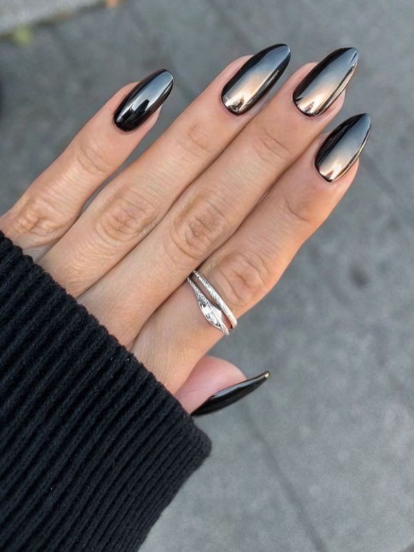 Chrome Smoke over Black Base