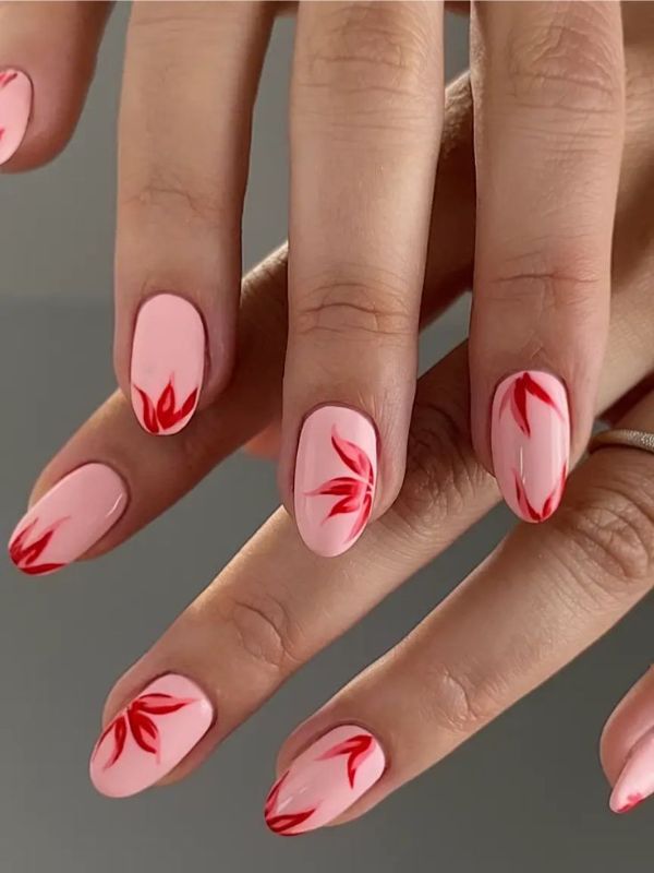 Coral with Negative Space Wave Design