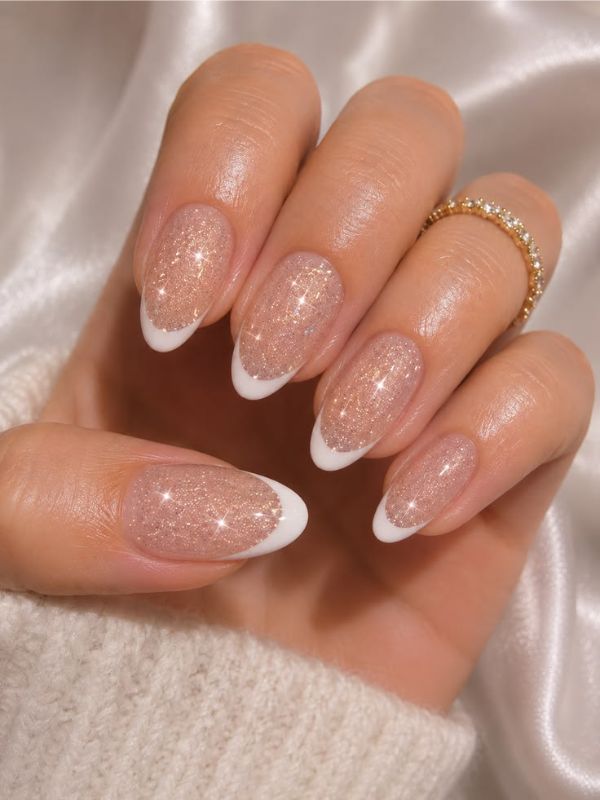 Micro Glitter Halo Tips