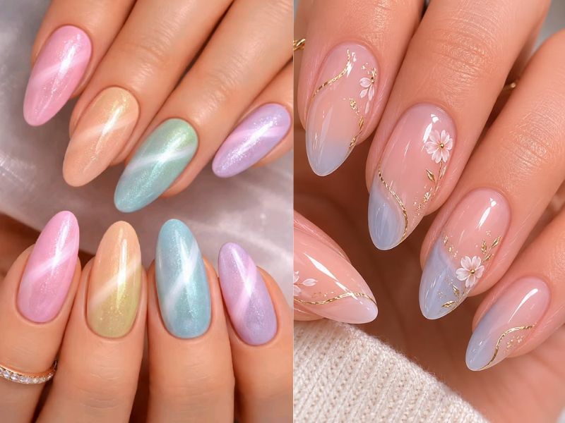 Pastel Confetti Tips
