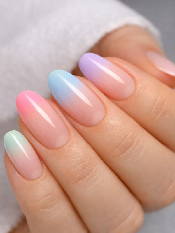 Rainbow Pastel Ombré Gradient