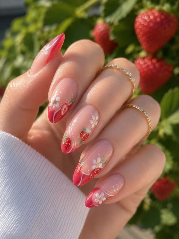 Strawberry Shortcake Nails