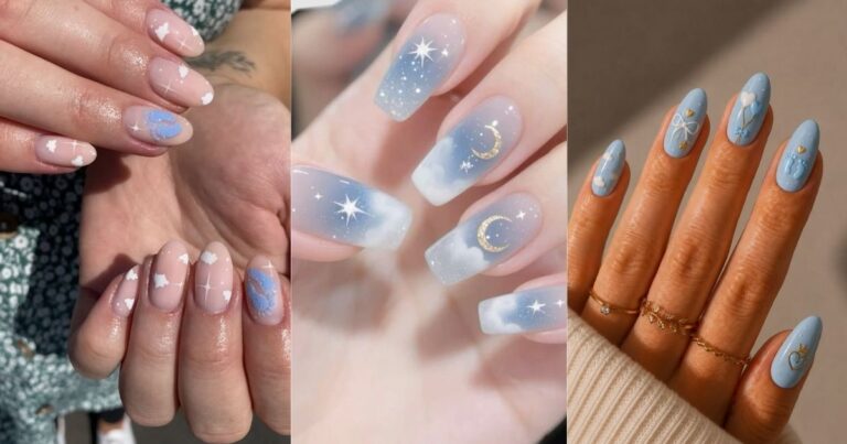 Baby Shower Nails Boy