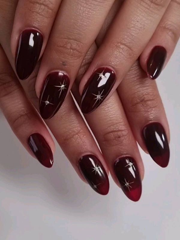 Black Cherry Glitter Sandwich