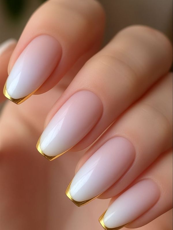 Creamy Vanilla with Delicate Gold Liner