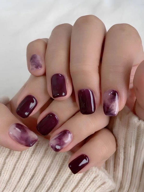 Deep Plum Builder Gel Squares