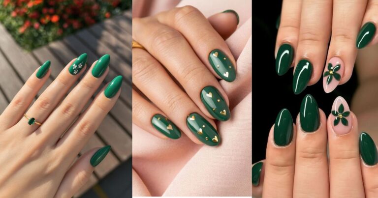 Green March Nail Ideas