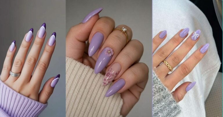 Lilac Nail Ideas