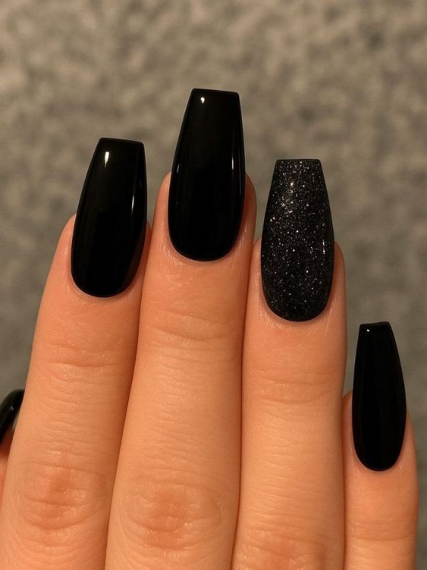 Matte Black With One Gloss Accent