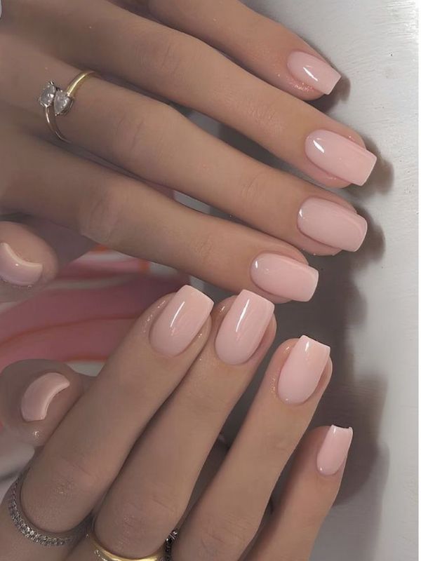 Milky Quartz Coffin Nails
