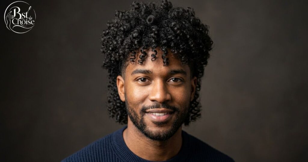 Curly Top With Longer Neckline