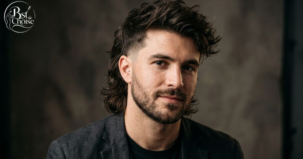 Low Taper Mullet With Natural Flow