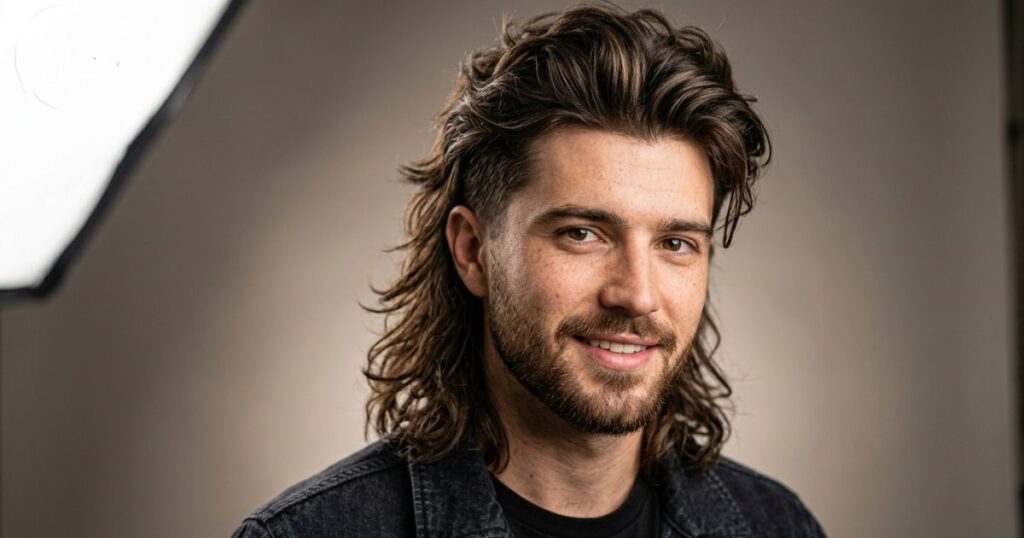 Modern Mullet With Layered Movement