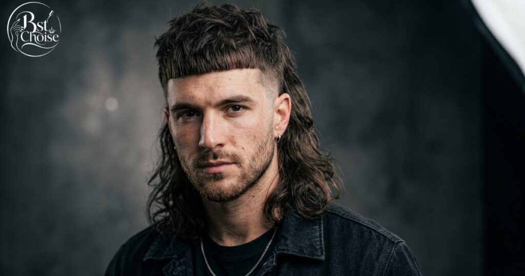 Mullet With a Clean Crop Top