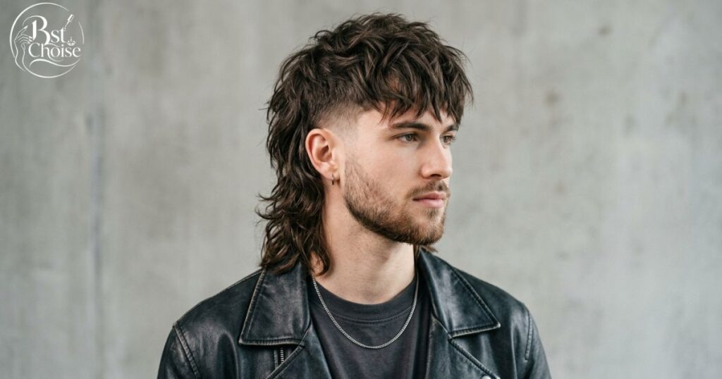 Mullet With a Textured Fringe