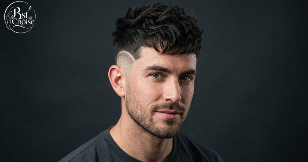 Textured Crop with Burst Taper