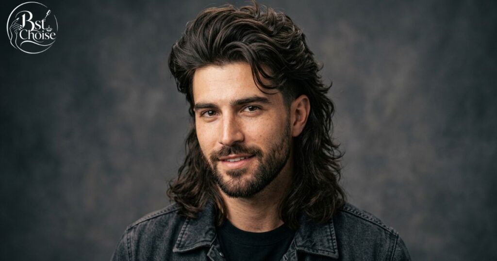 The Mullet With Long Crown Layers