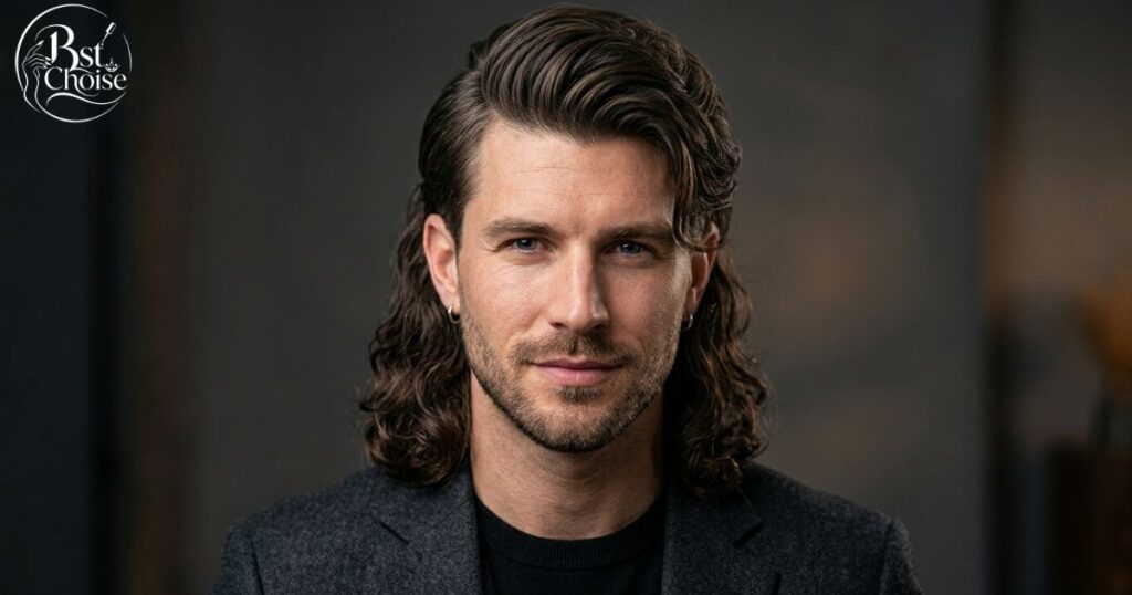 The Mullet With a Clean Side Sweep