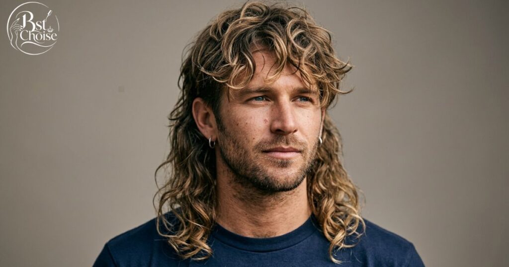 The Mullet With a Relaxed Beach Texture