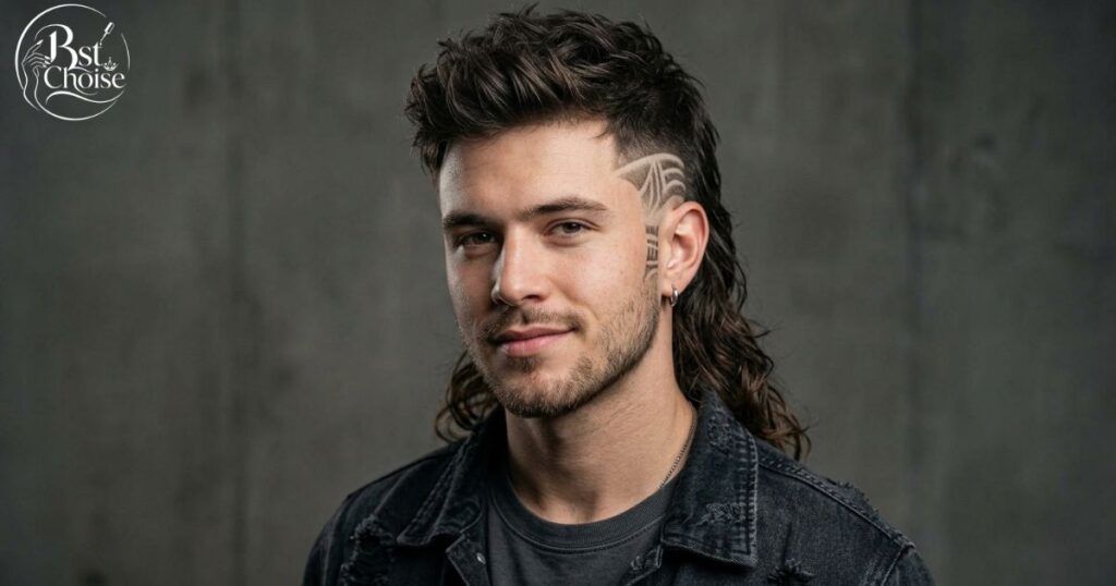 The Mullet With a Shaved Design