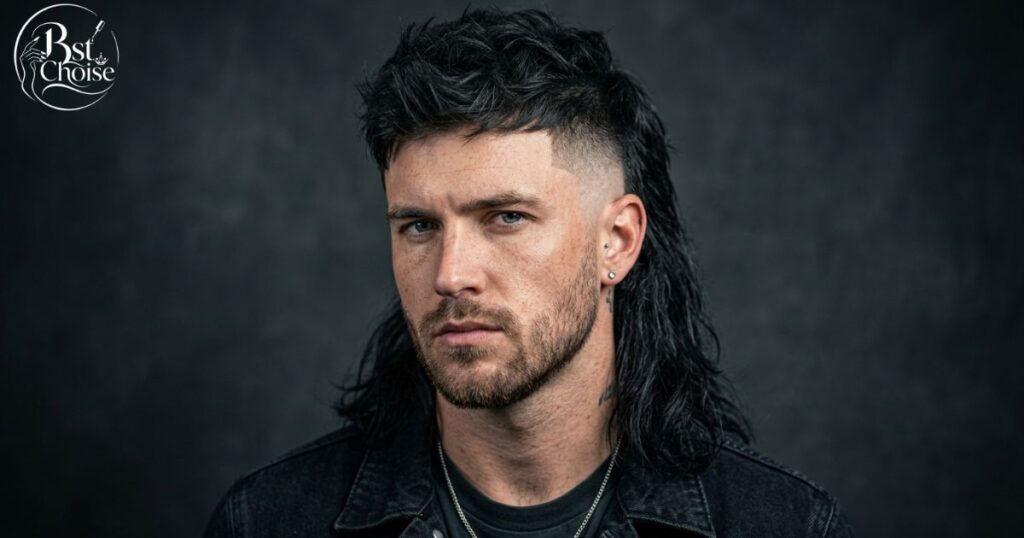 The Mullet With a Skin-Fade Contrast