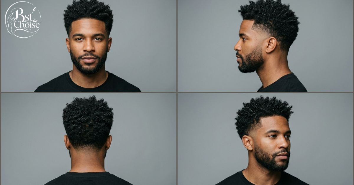 Low Taper Fade Curly Hair